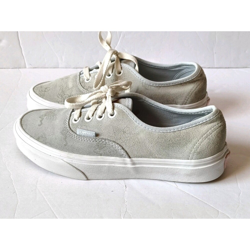 Vans Authentic Shoes Women's 6 Men's 4.5 Love You To Death Ballad Blue Low Top
